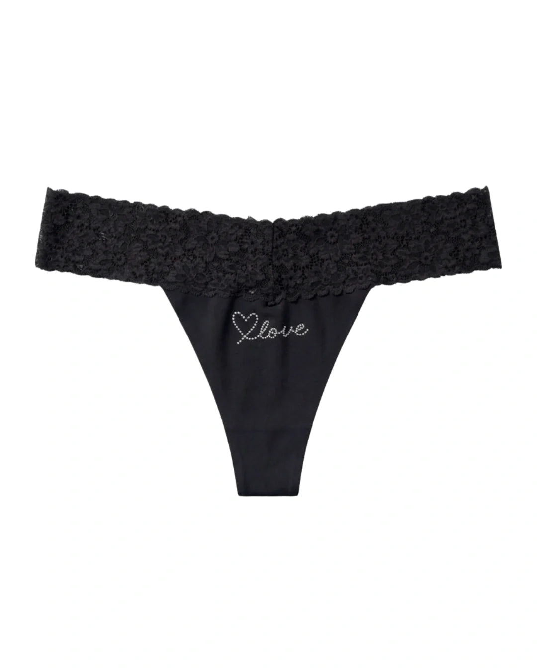 Seamless Thong Panty - Bare Love - Black