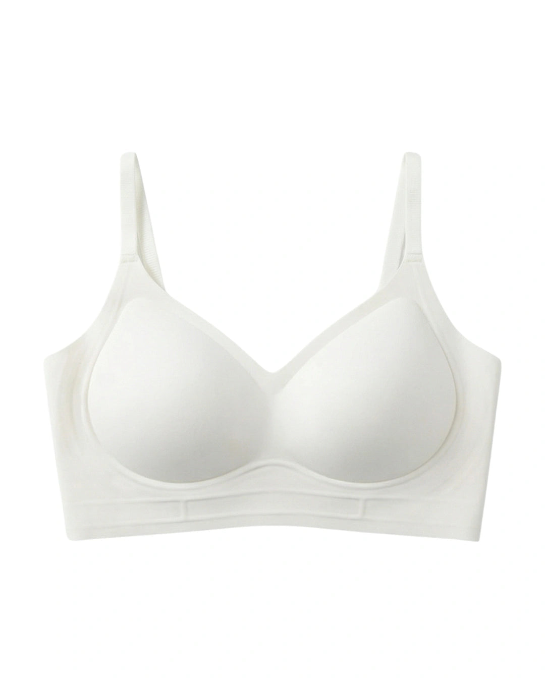 Seamless Padded Bra - Silvera - Off White