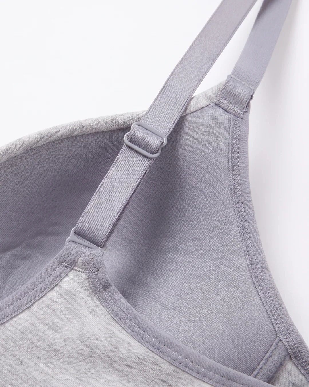 Light Padded Non-Wired T-Shirt Bra - Zenora - Grey