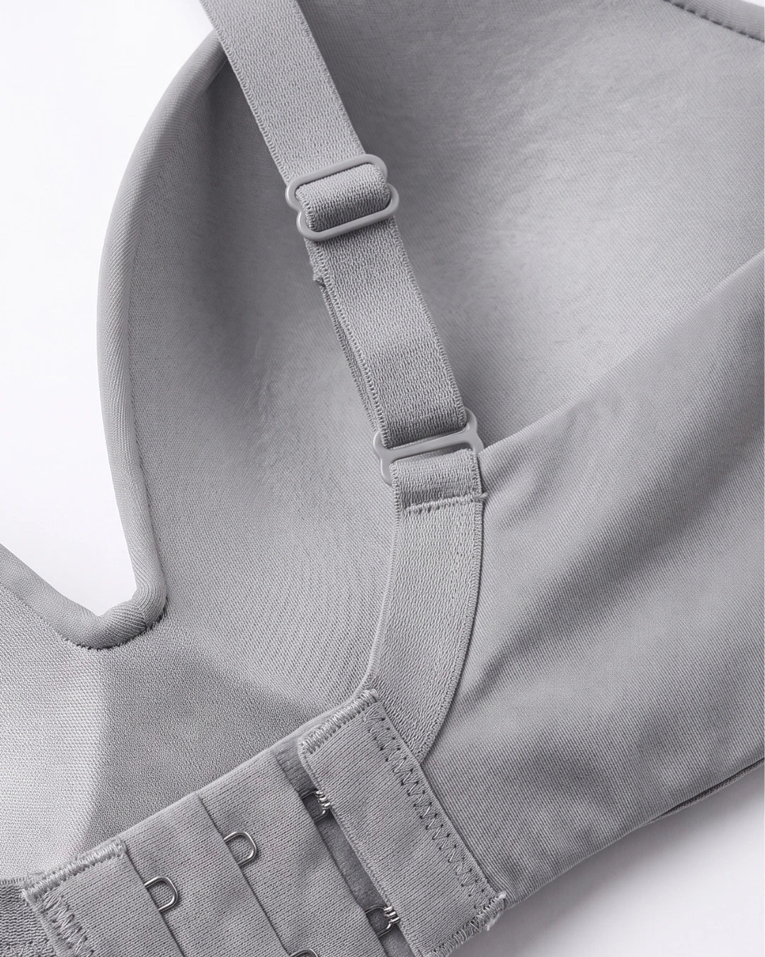 Non Wired Single Padded T-Shirt Bra - Elle - Grey
