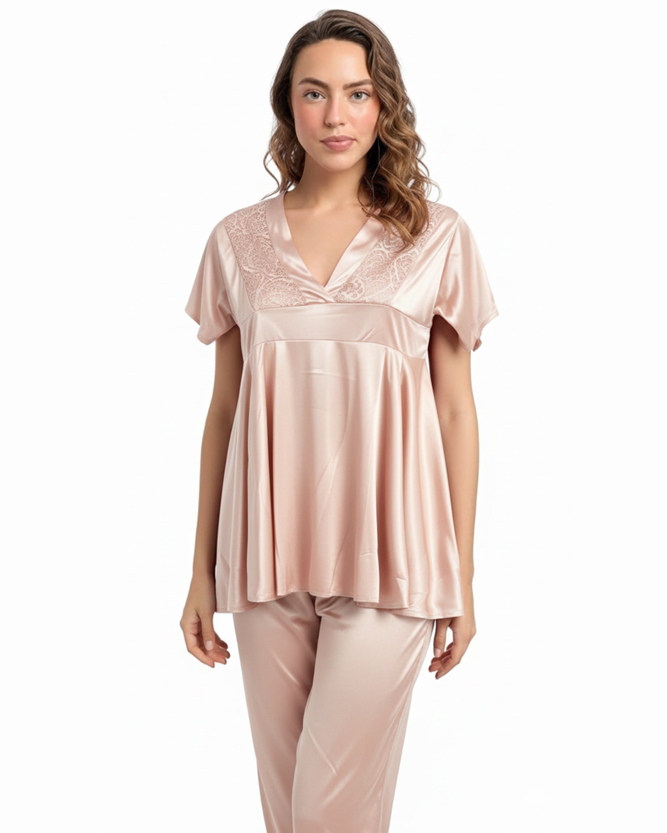 Silk PJ Set - Silk Ease - Champagne