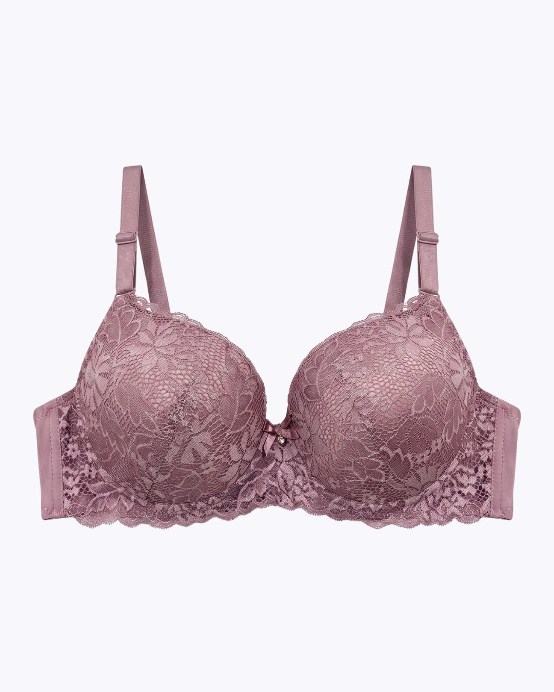 Plus Size Padded Bra - Softessa - Purple