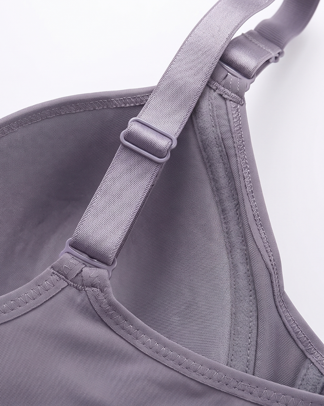 Plus Size Non-Wired Padded T-Shirt Bra - Pastel - Purple