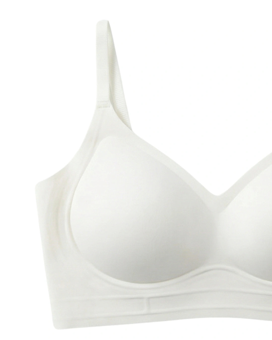 Seamless Padded Bra - Silvera - Off White