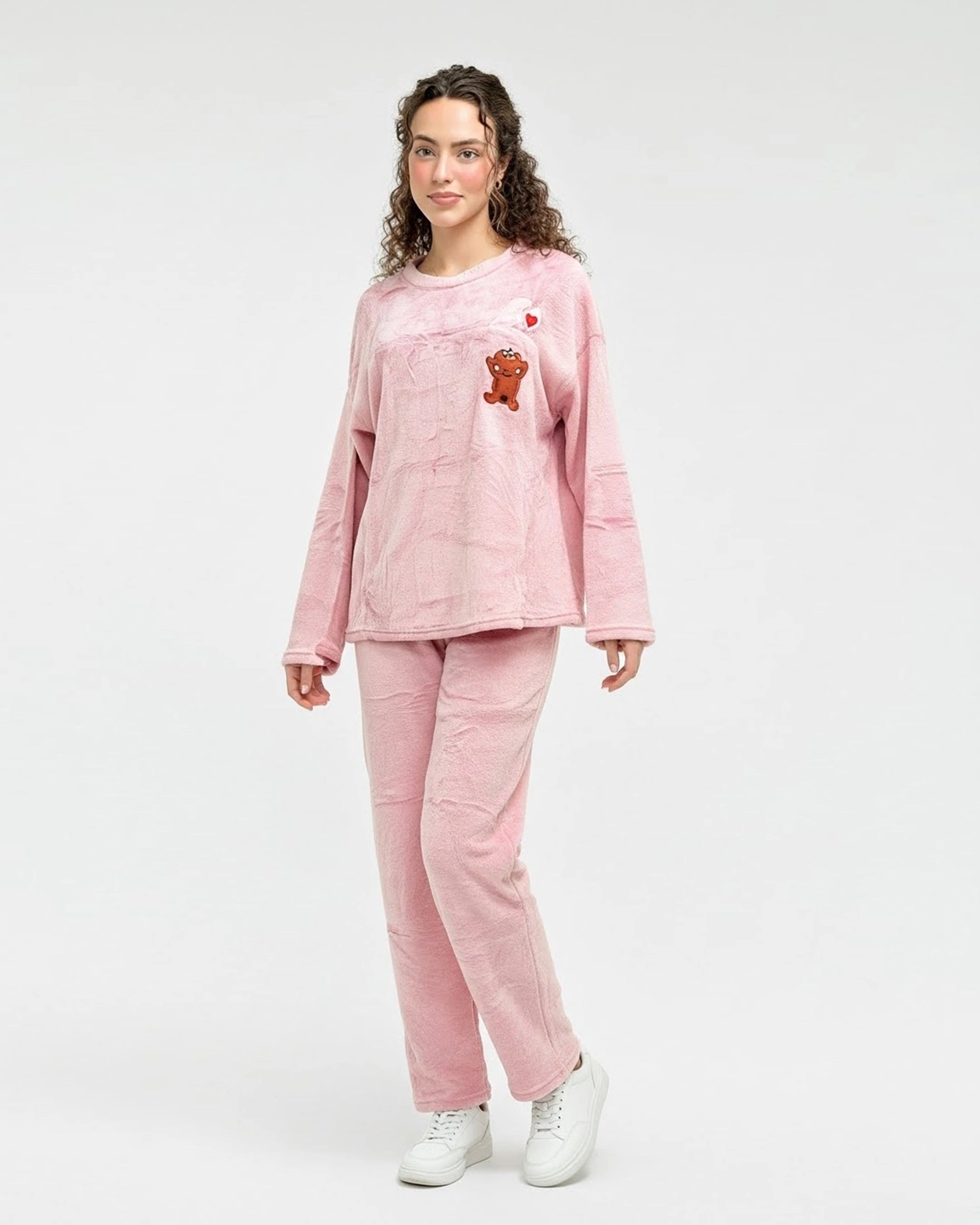 Fleece Pajama Suit - Soft Bear