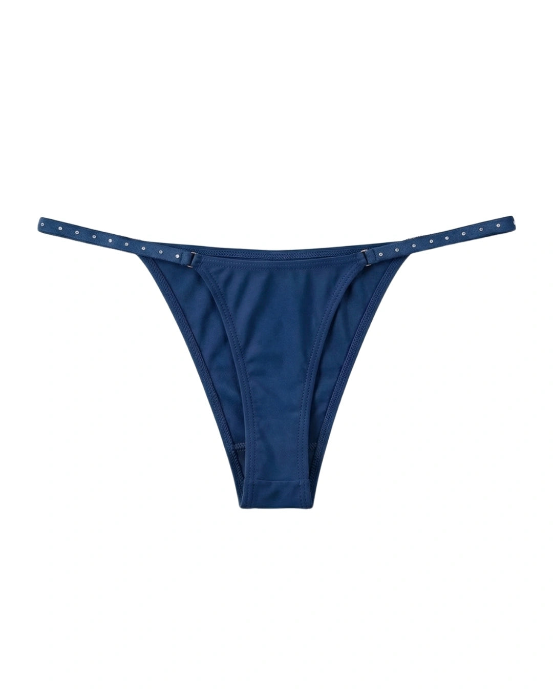 Thong Panty - Noir Strap - Blue