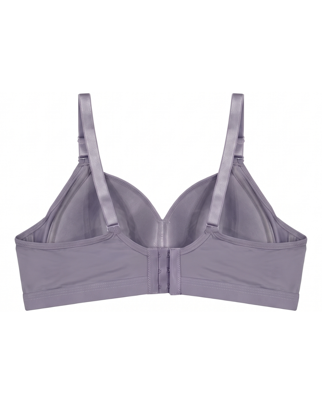 Plus Size Non-Wired Padded T-Shirt Bra - Pastel - Purple