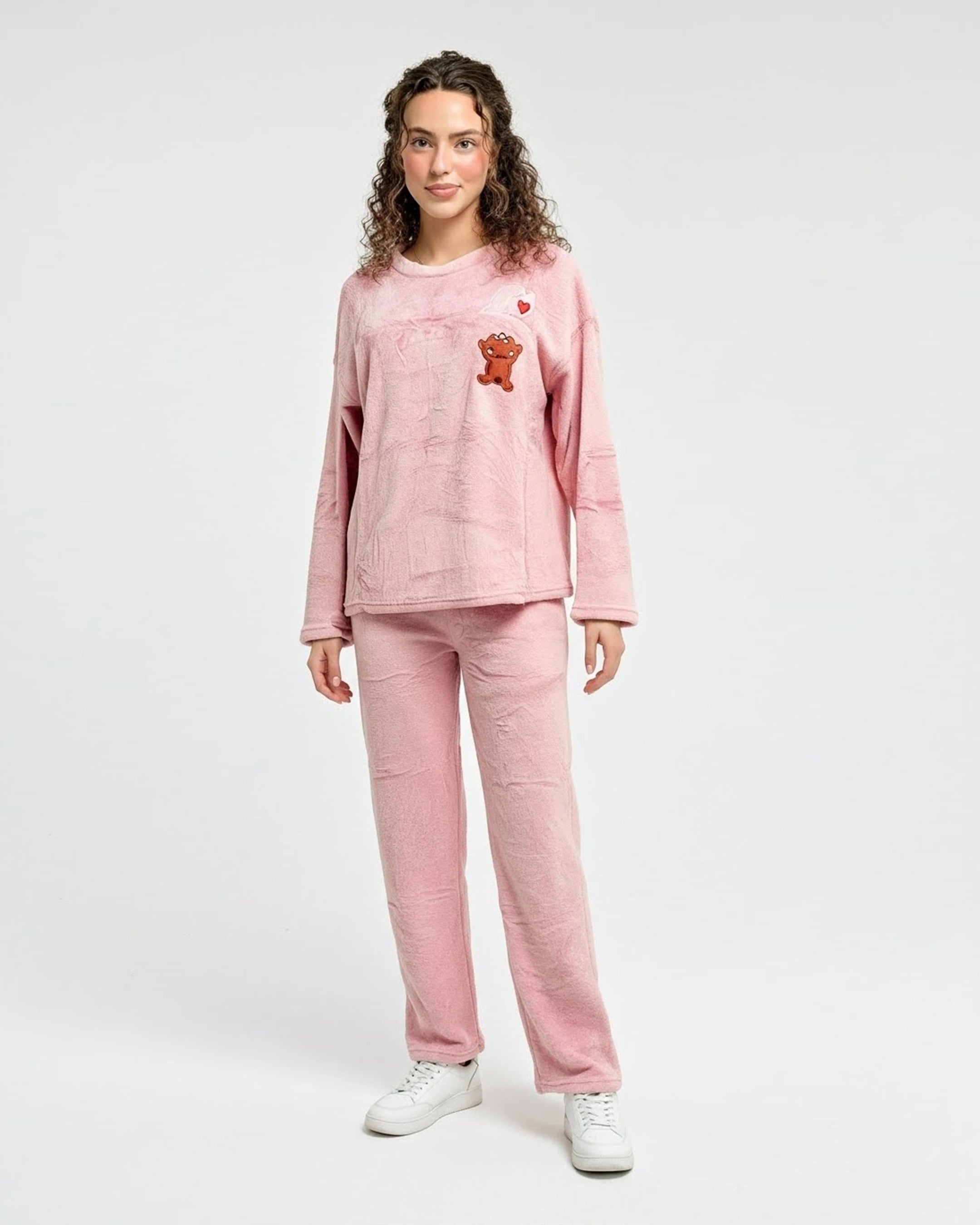 Fleece Pajama Suit - Soft Bear