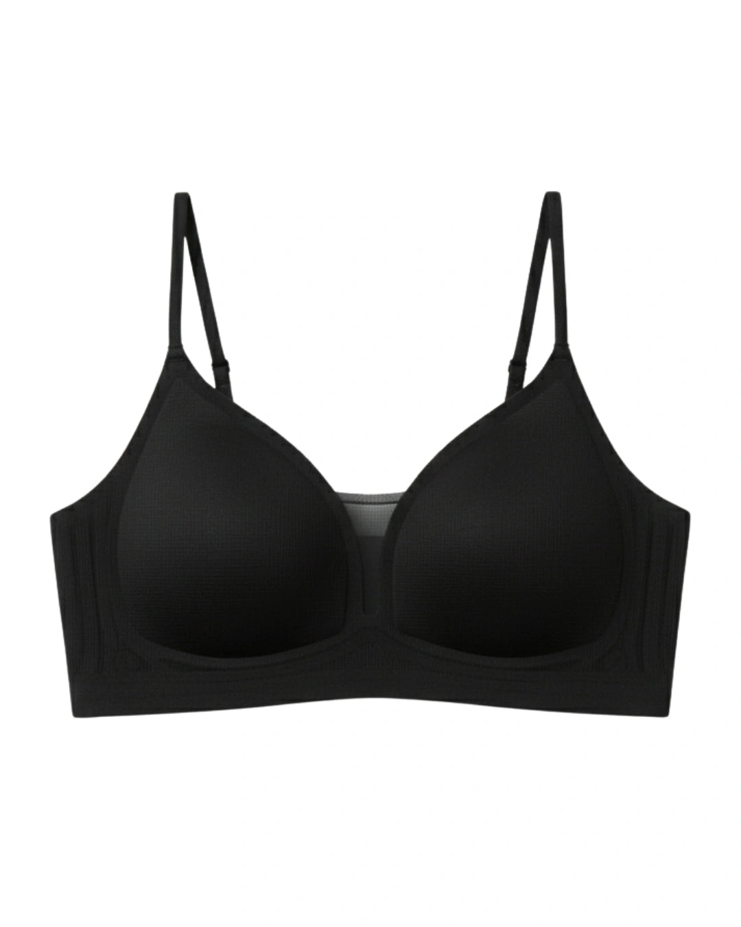 Seamless Padded Bra - Zenvy - Black
