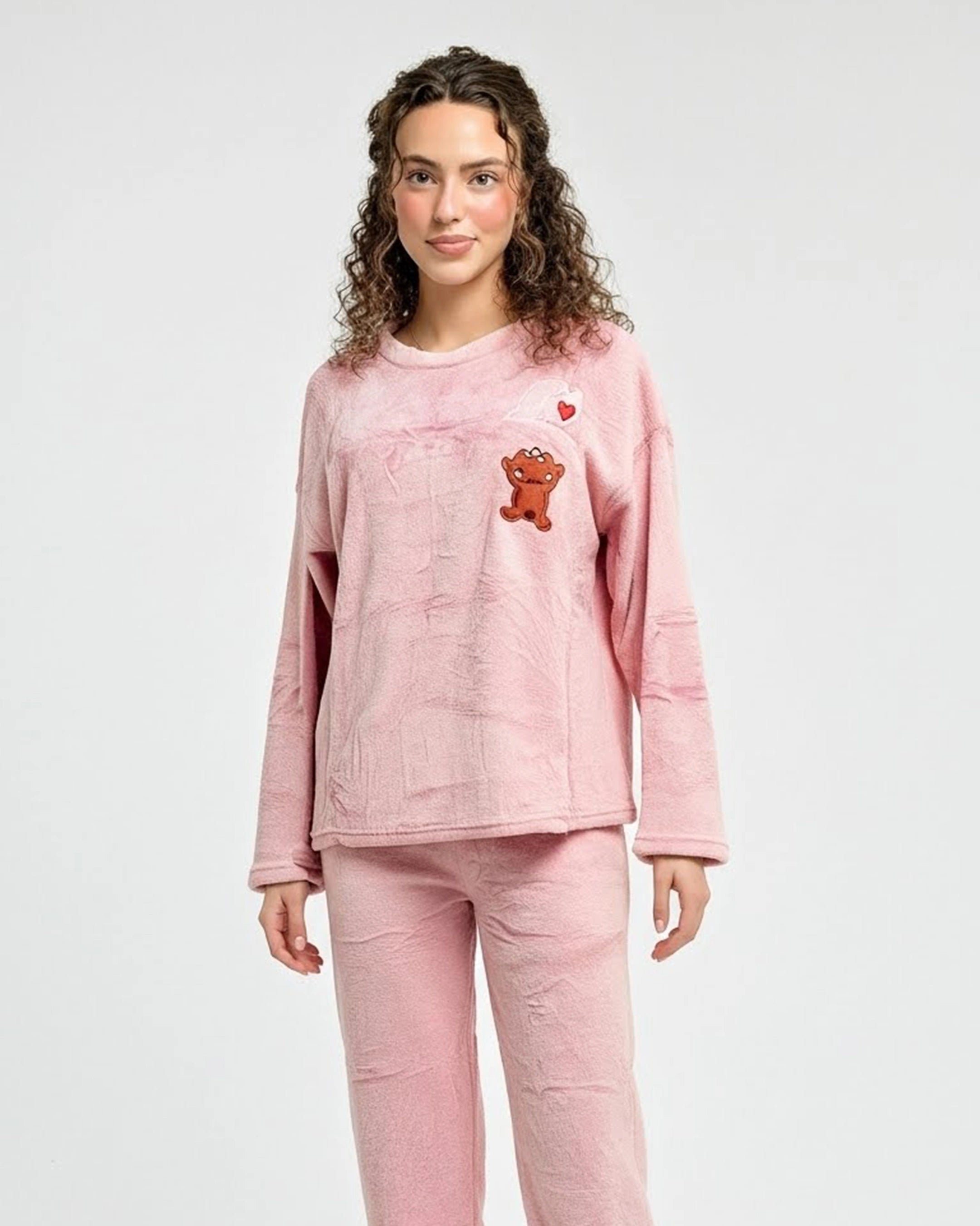 Fleece Pajama Suit - Soft Bear