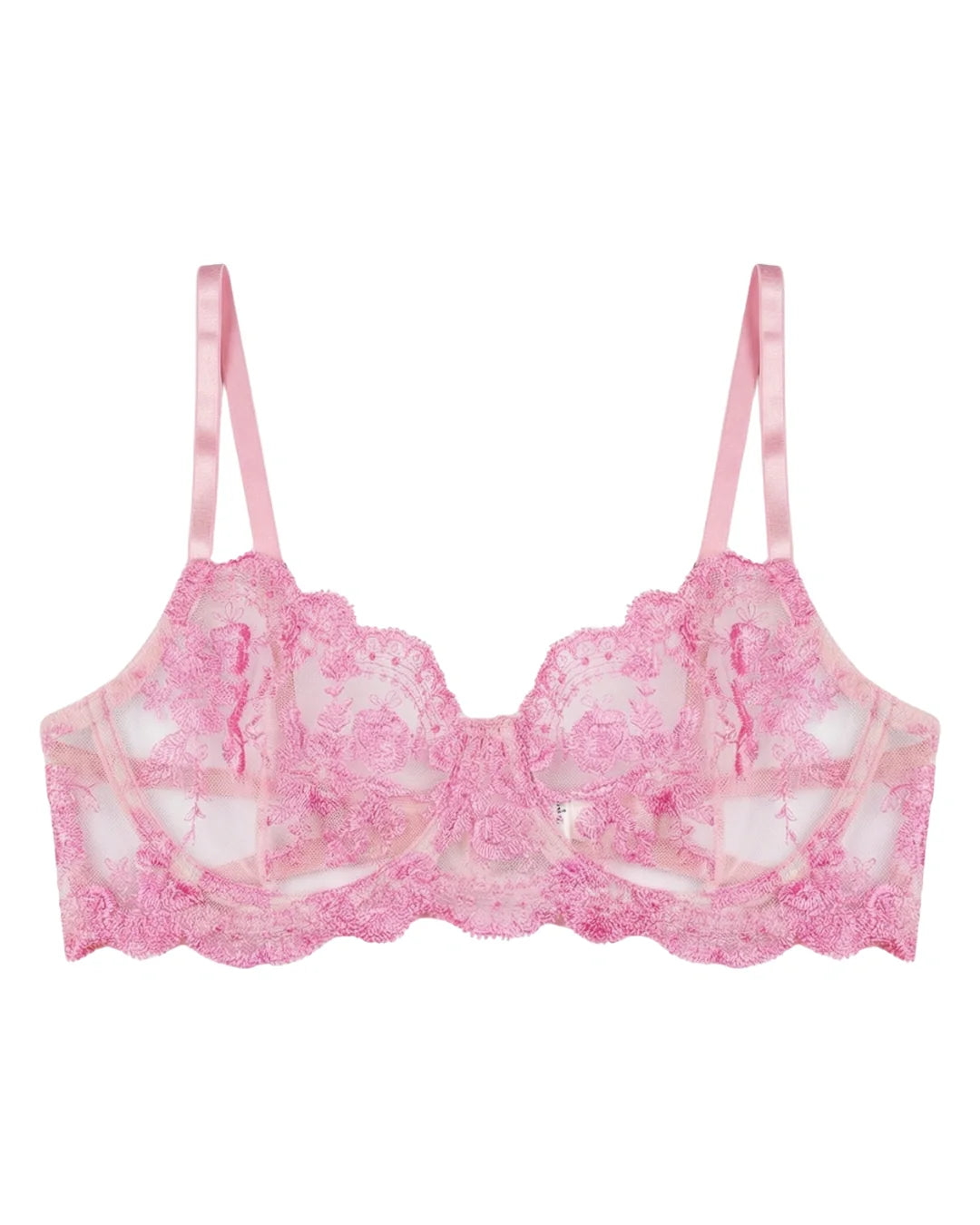 Non Padded Bra Set - Truffle - Pink