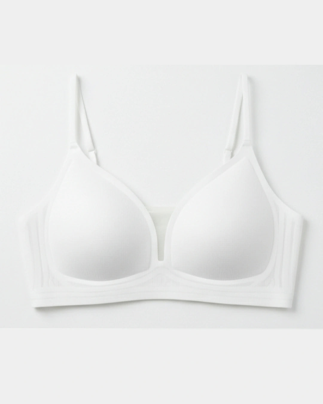 Seamless Padded Bra - Zenvy - White