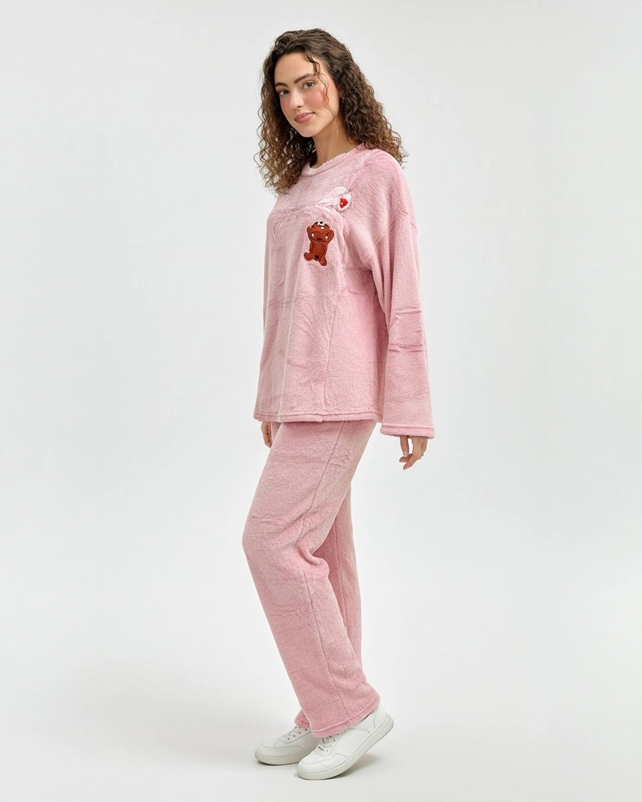 Fleece Pajama Suit - Soft Bear