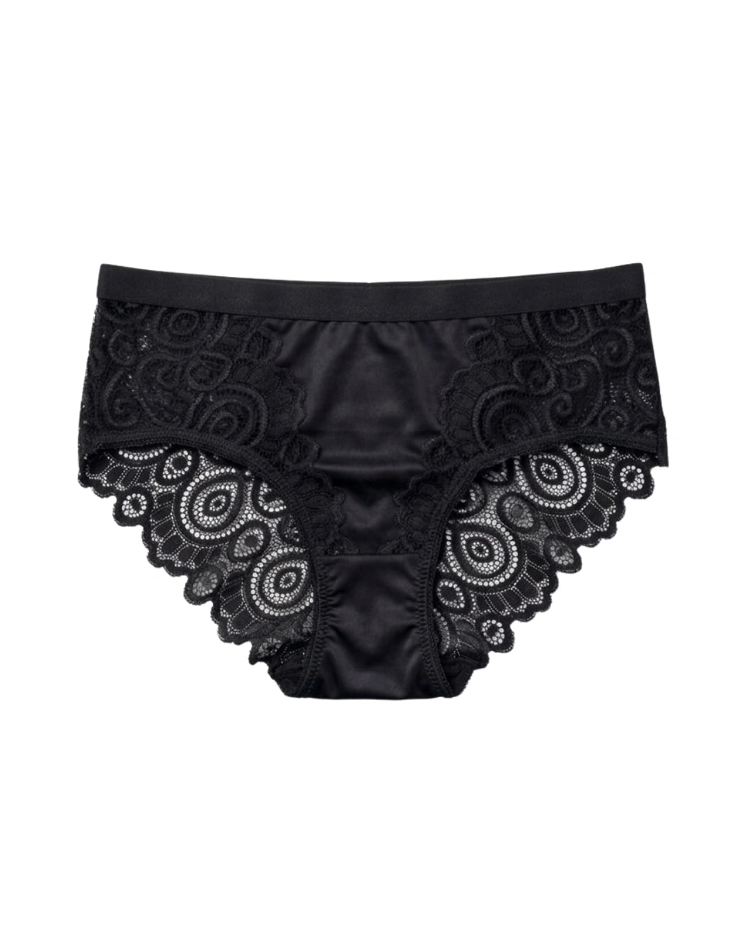 Brief Panty - Crimson Charm - Black