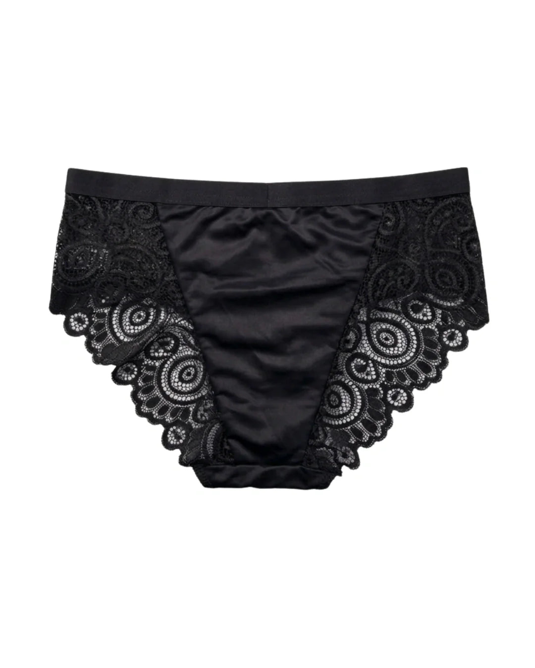 Brief Panty - Crimson Charm - Black