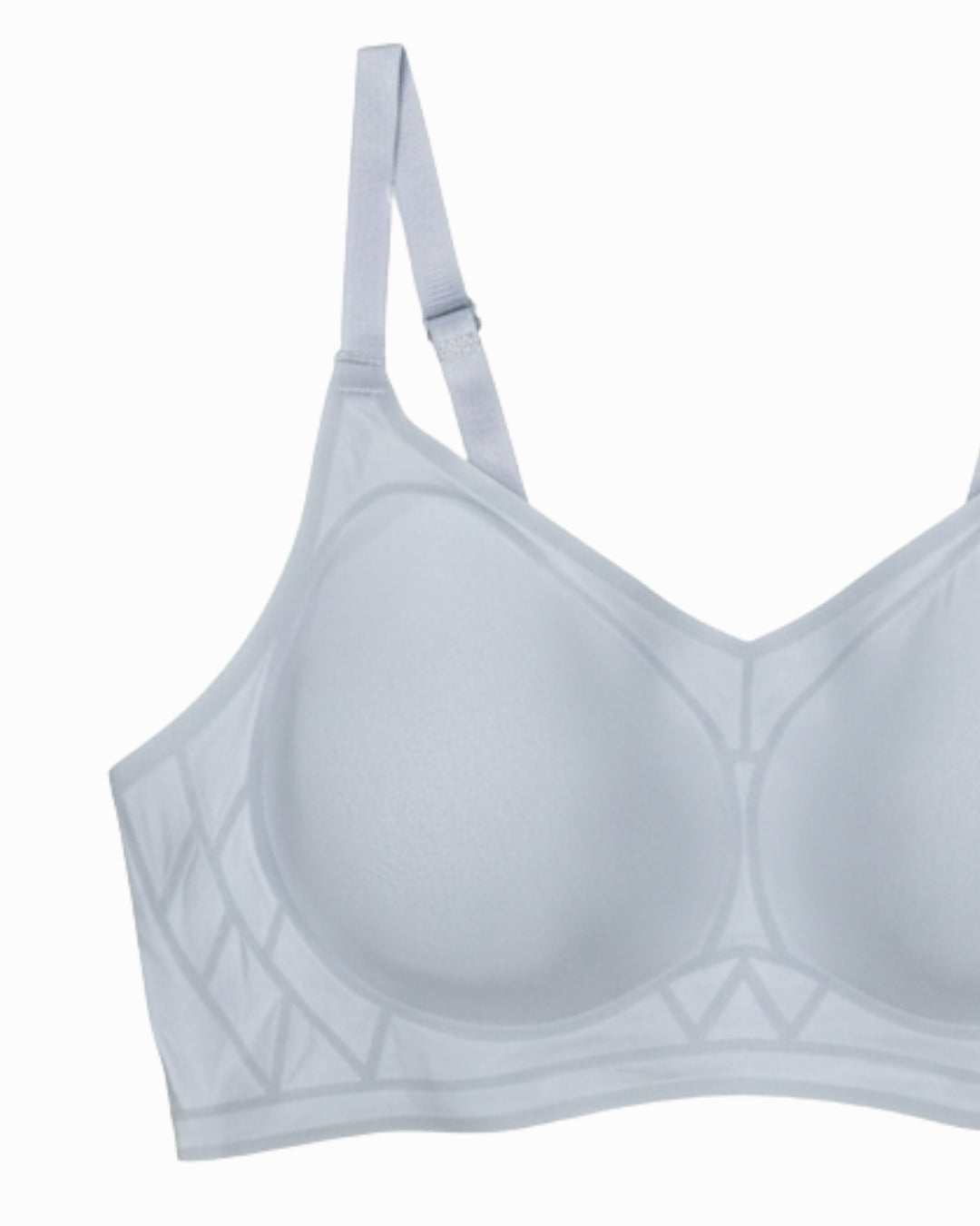 Padded Seamless Smooth Comfort Bra - Blue