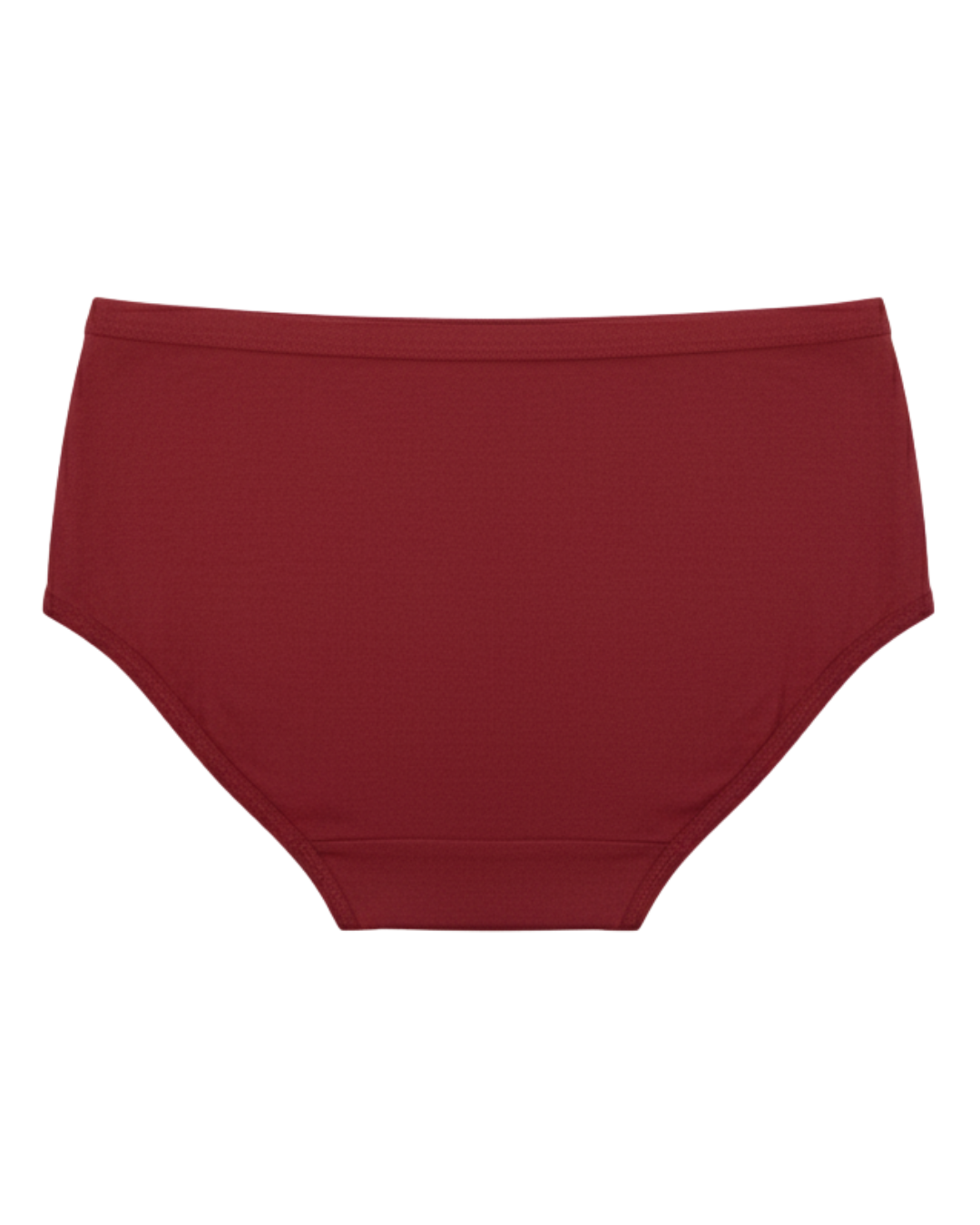 Graphic Cotton Brief Panty – Amoria - Maroon