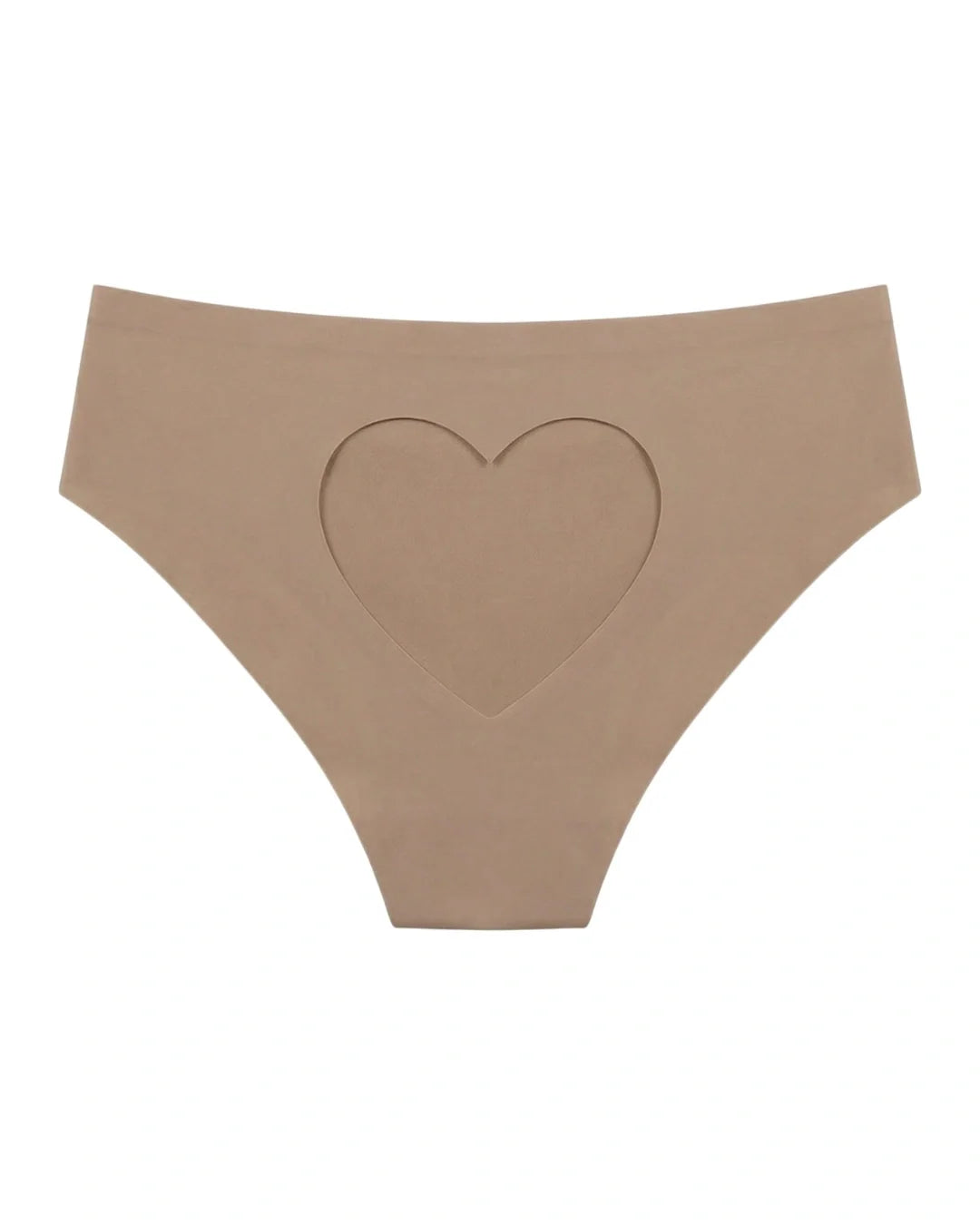 Seamless Bikini Panty - Blush Heart - Dark Skin