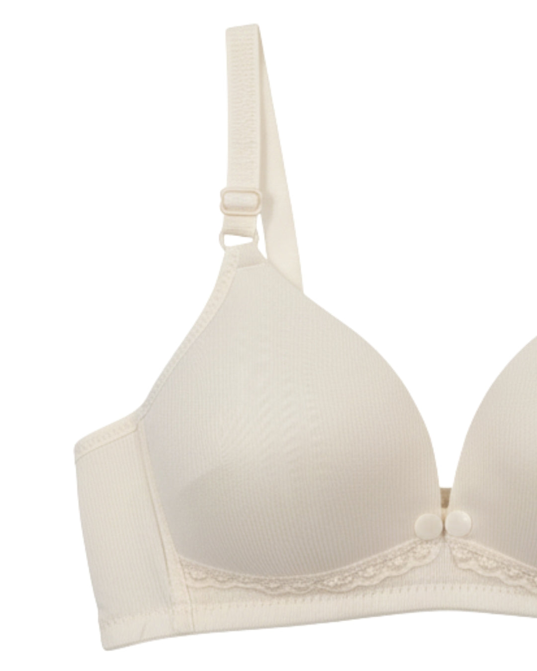 Padded Bra - Rib Soft - Off White