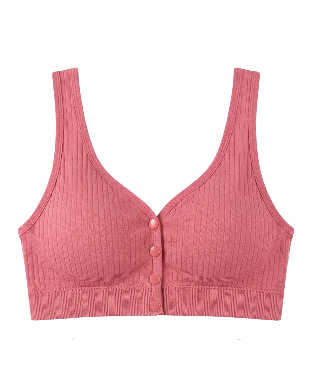 Wireless Front-Closure Cotton Bra - Amara