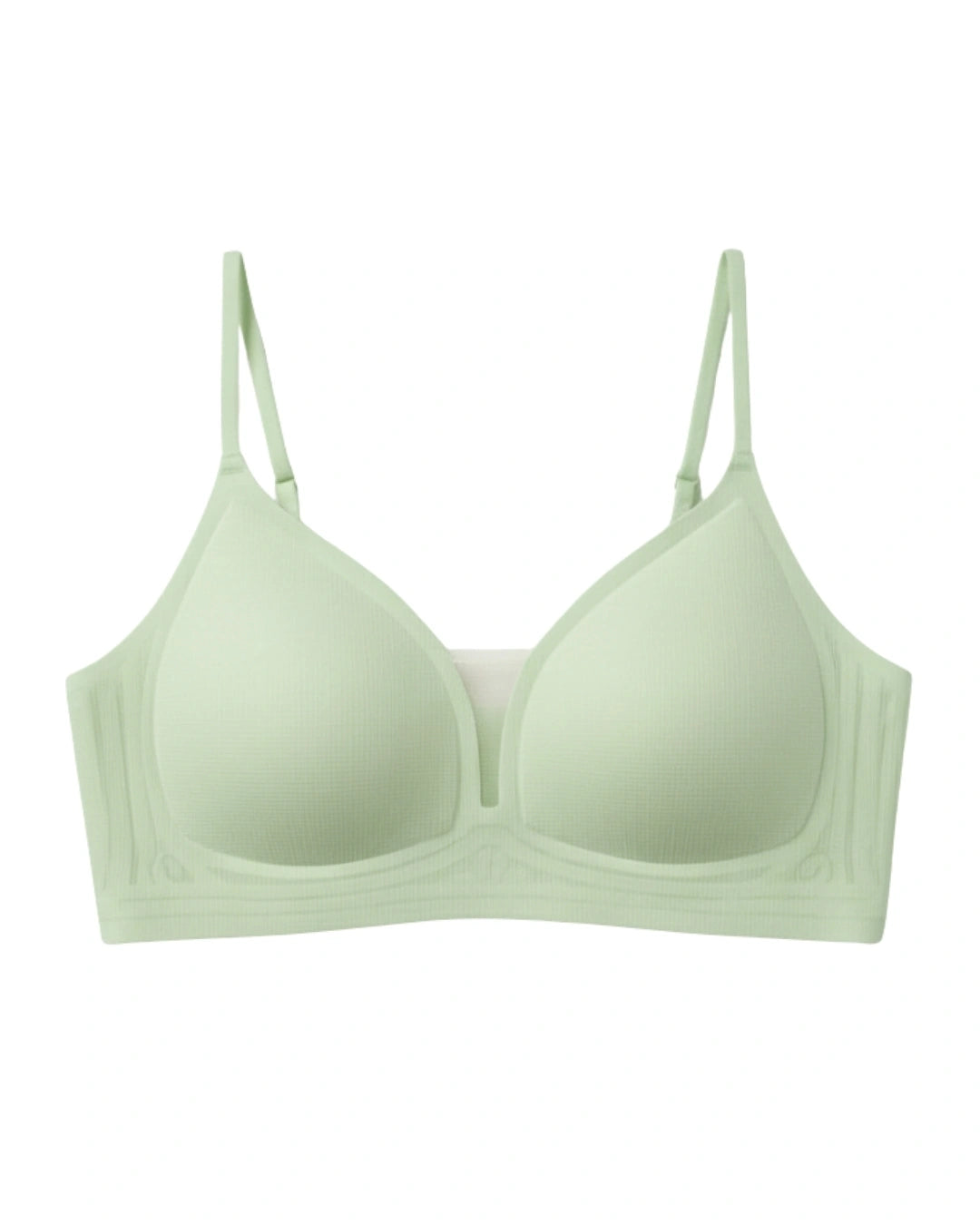 Seamless Padded Bra - Zenvy - Green