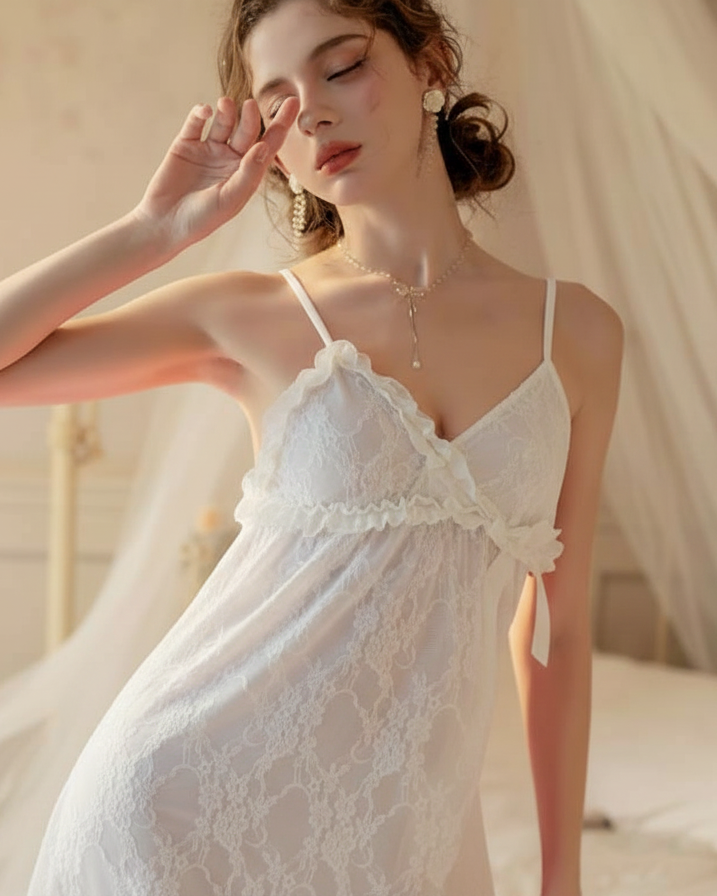 Babydoll Lingerie  - Ruffle Lace