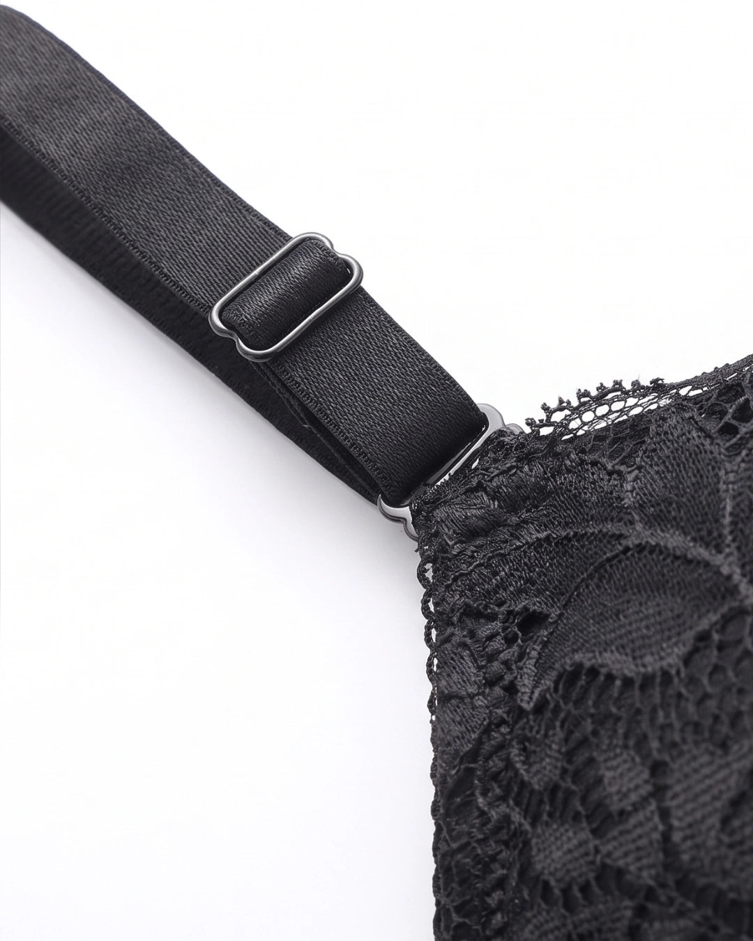 Plus Size Padded Bra - Softessa - Black