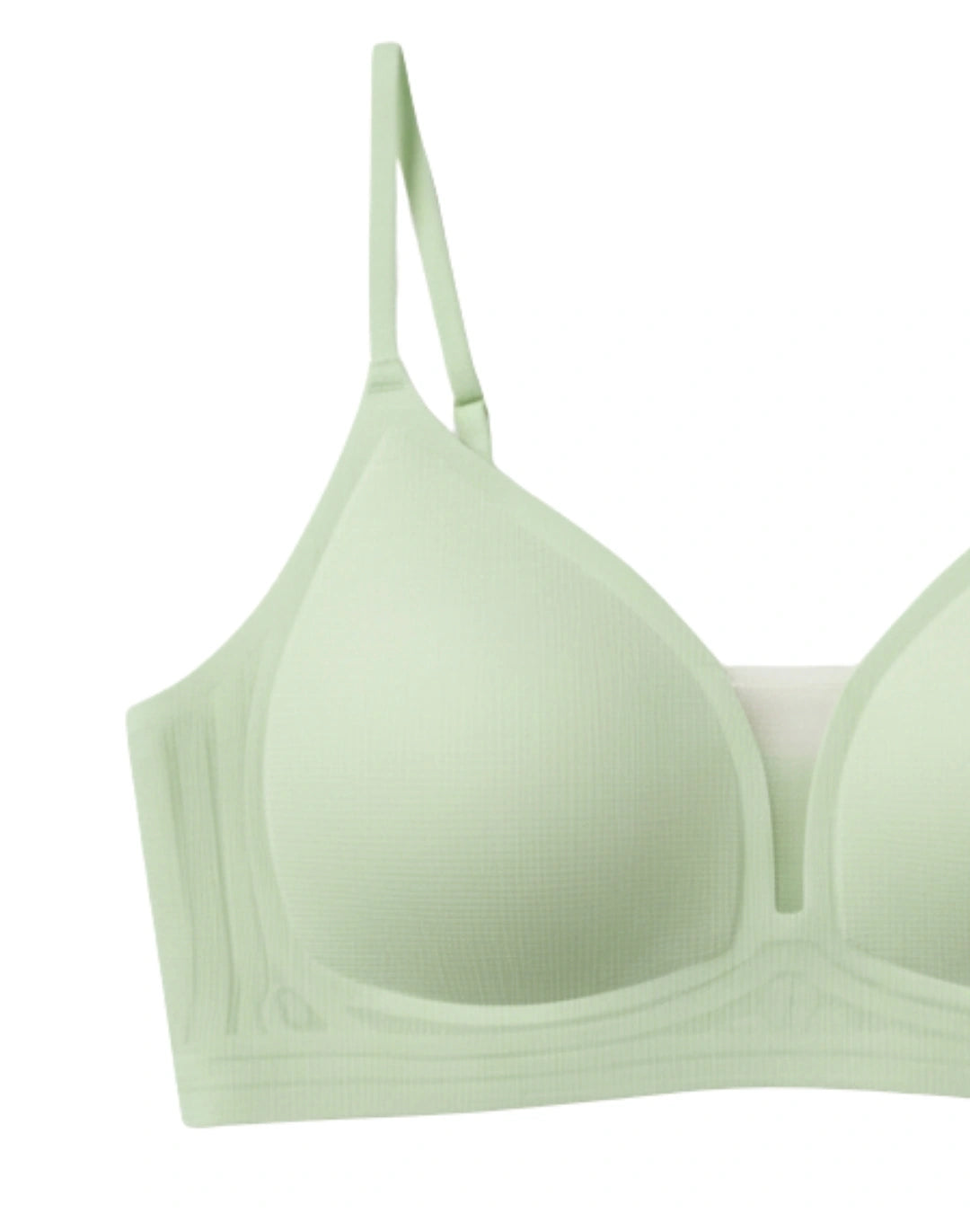 Seamless Padded Bra - Zenvy - Green