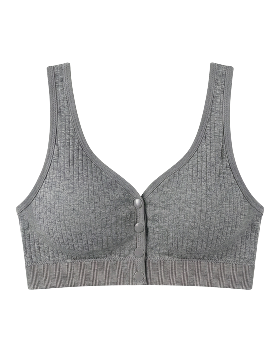 Wireless Front-Closure Cotton Bra - Amara