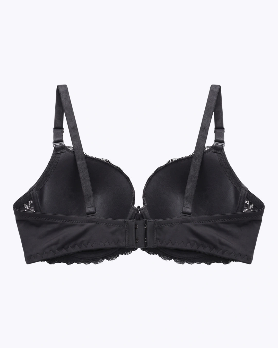 Plus Size Padded Bra - Softessa - Black