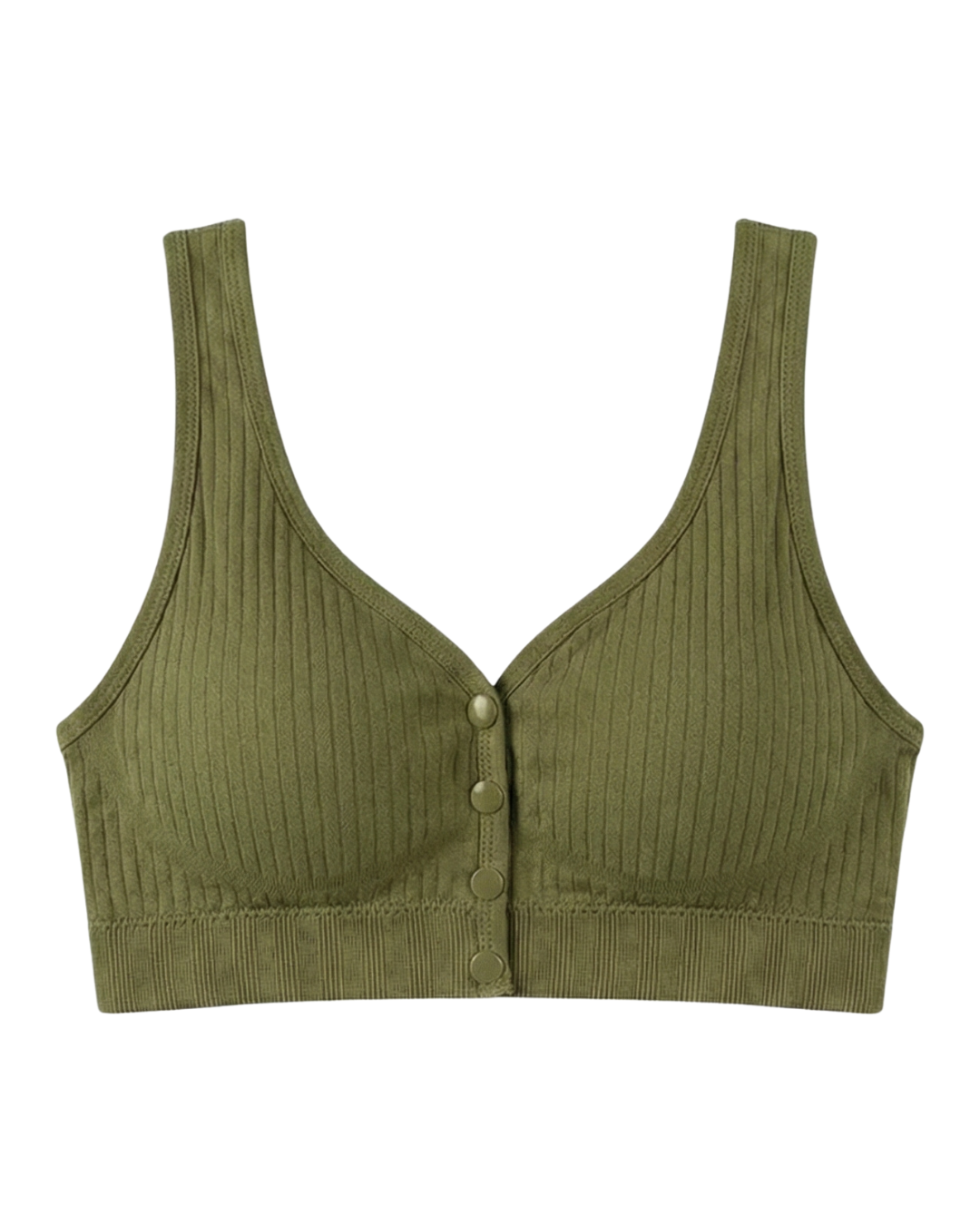 Wireless Front-Closure Cotton Bra - Amara