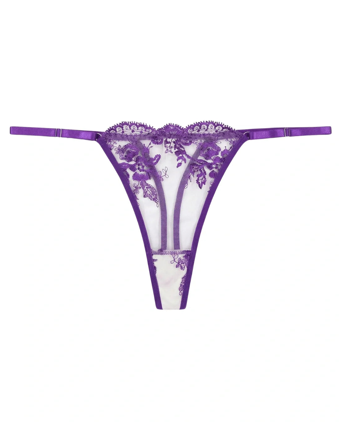 Non Padded Bra Set - Truffle - Purple