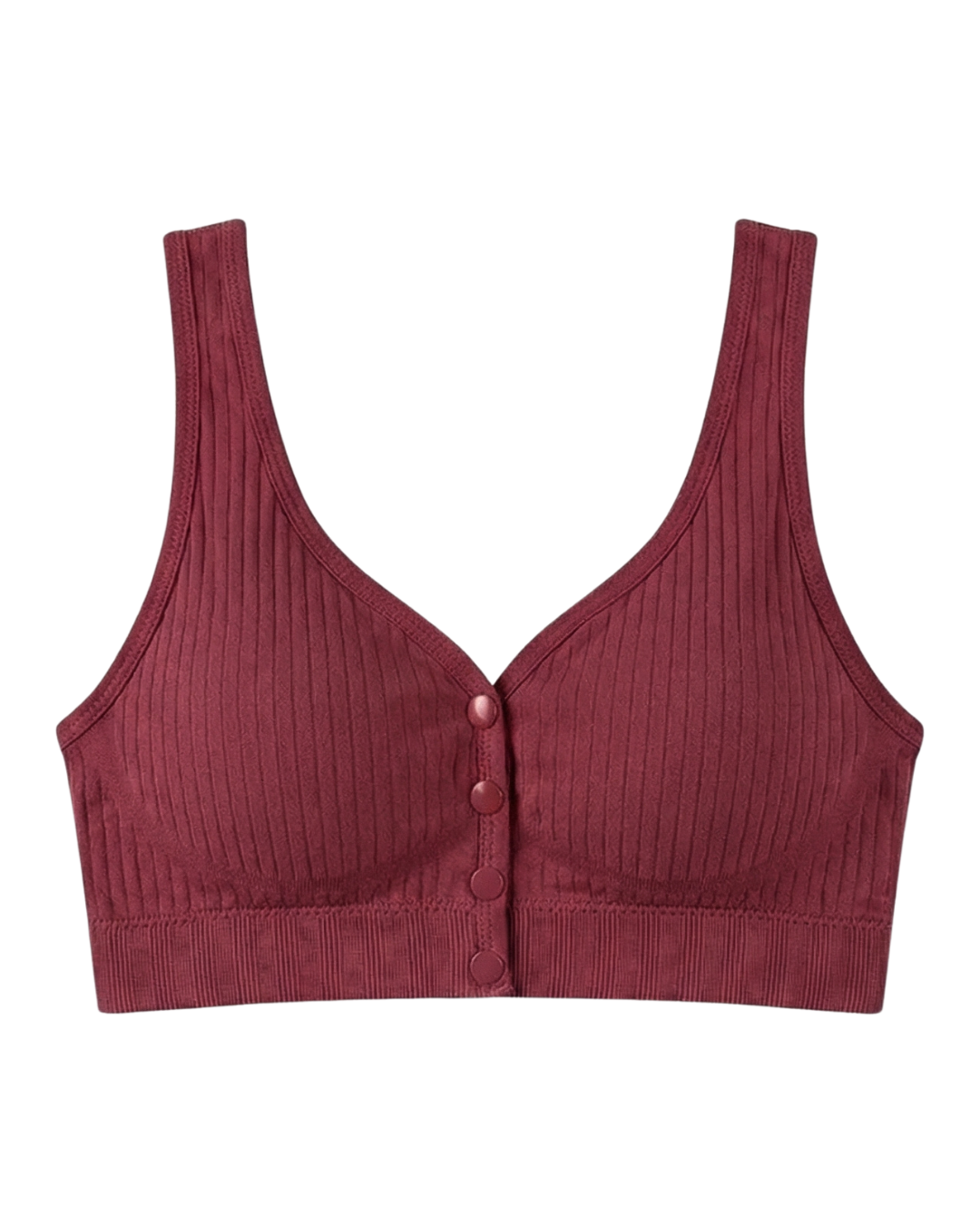 Wireless Front-Closure Cotton Bra - Amara