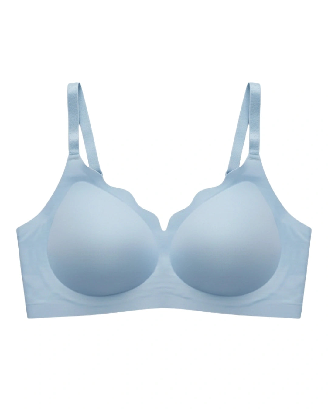 Seamless Padded Bra - Amorva - Blue