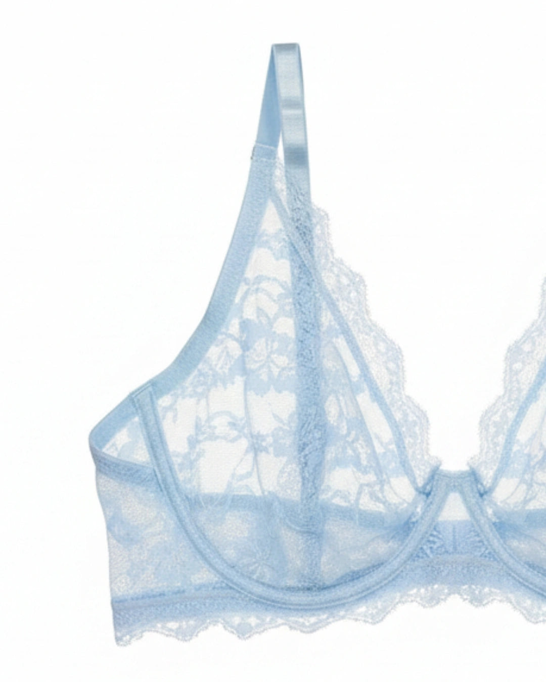 Non-Padded Bra - Aria - Blue
