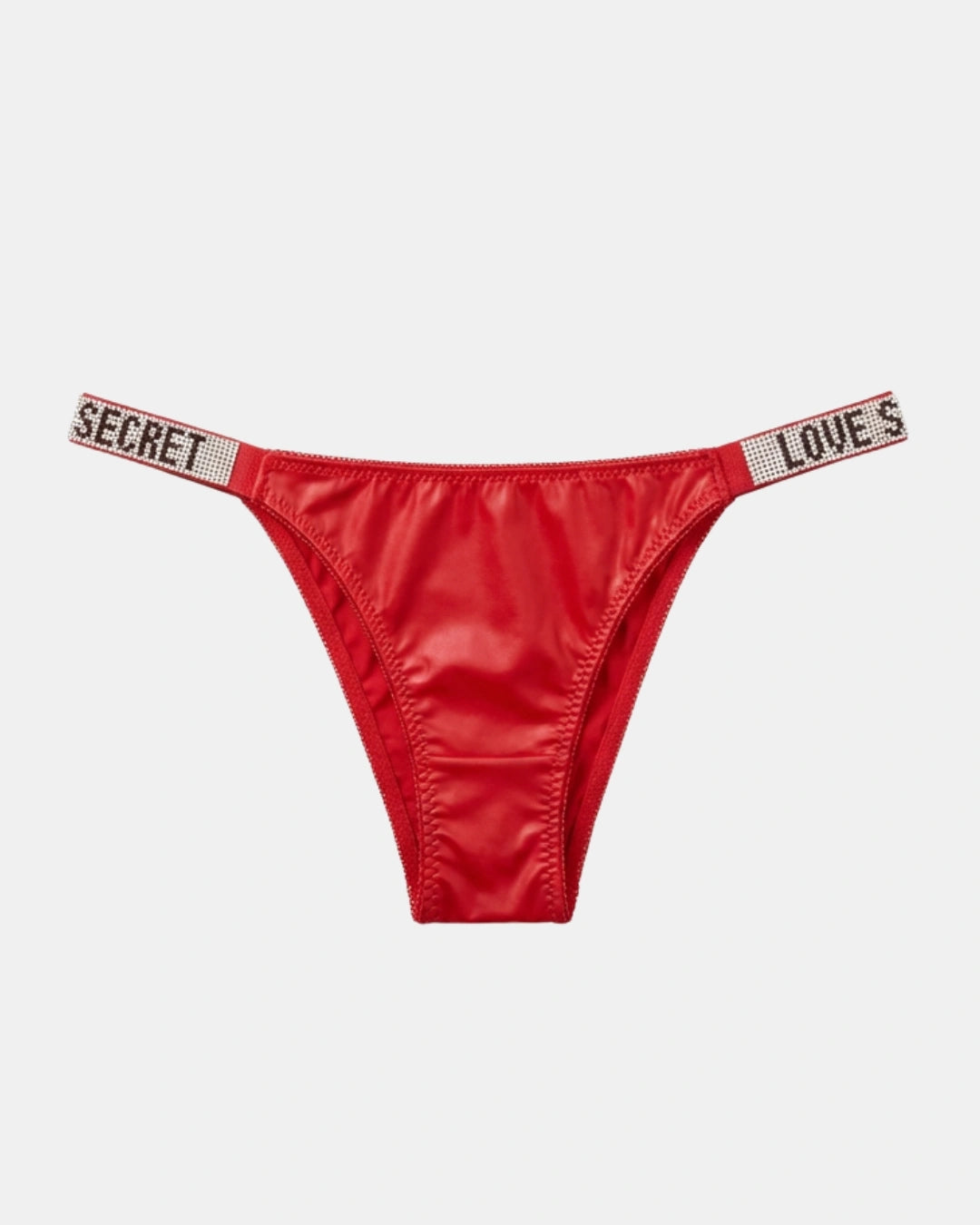 Non Padded Underwire Bra Set - True Fit - Red