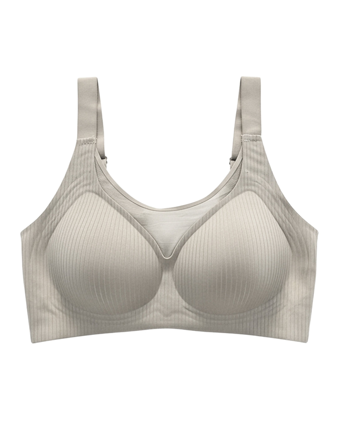 Padded Seamless Ease Bra - Light Grey
