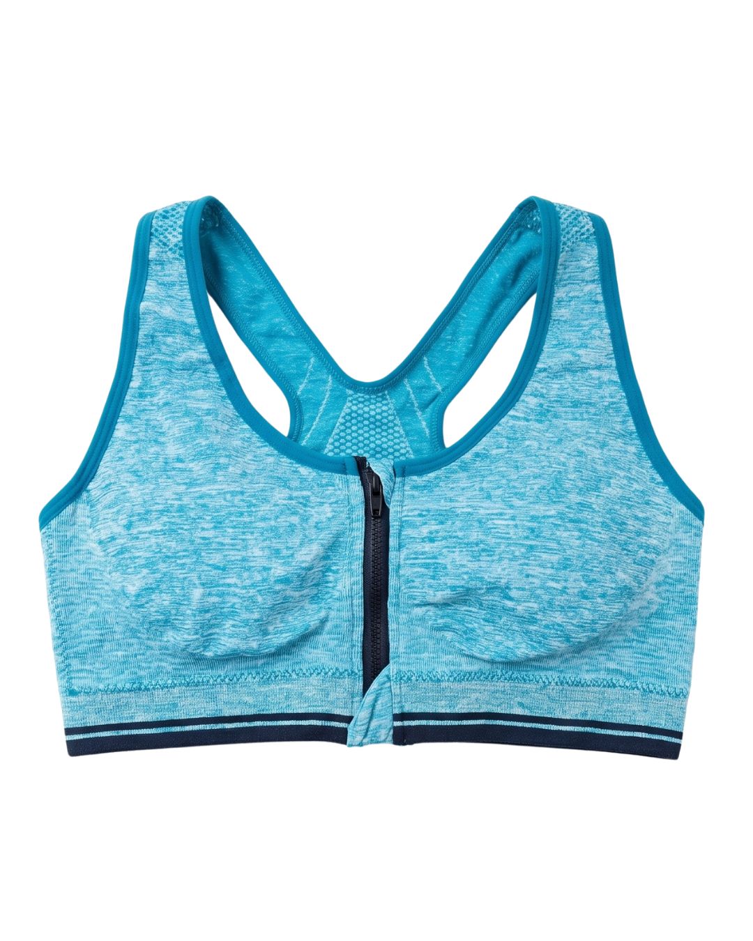 Sports Bra - Zip Fit - Teal