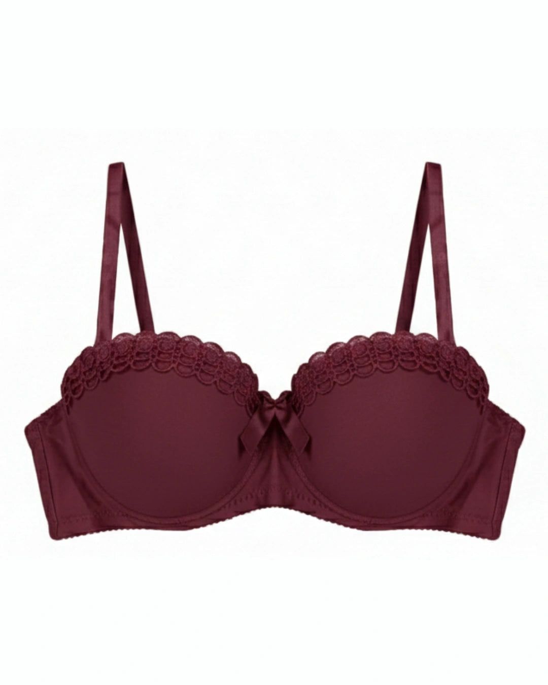 Padded Bra - Elvira - Maroon