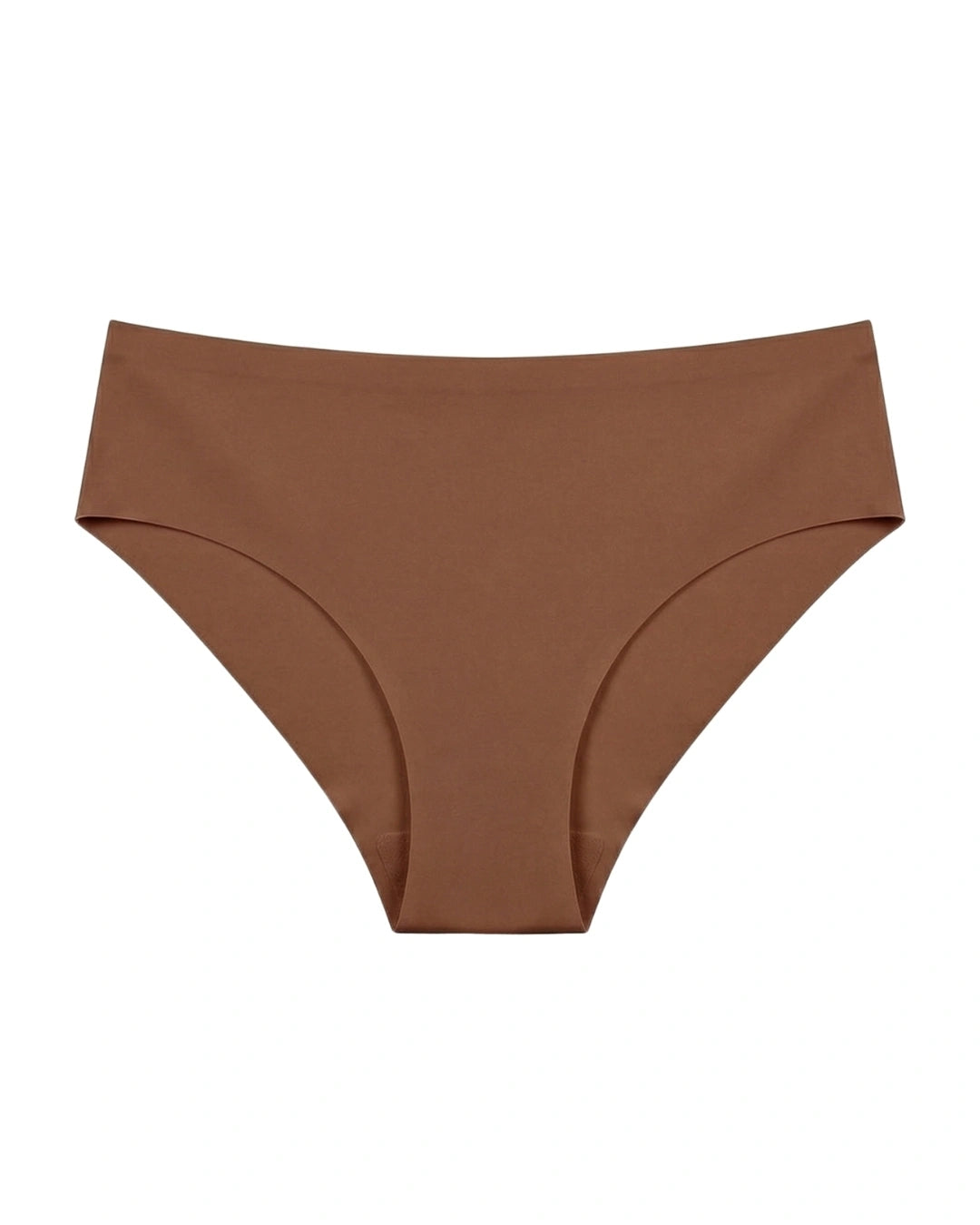Seamless Bikini Panty - Blush Heart - Brown