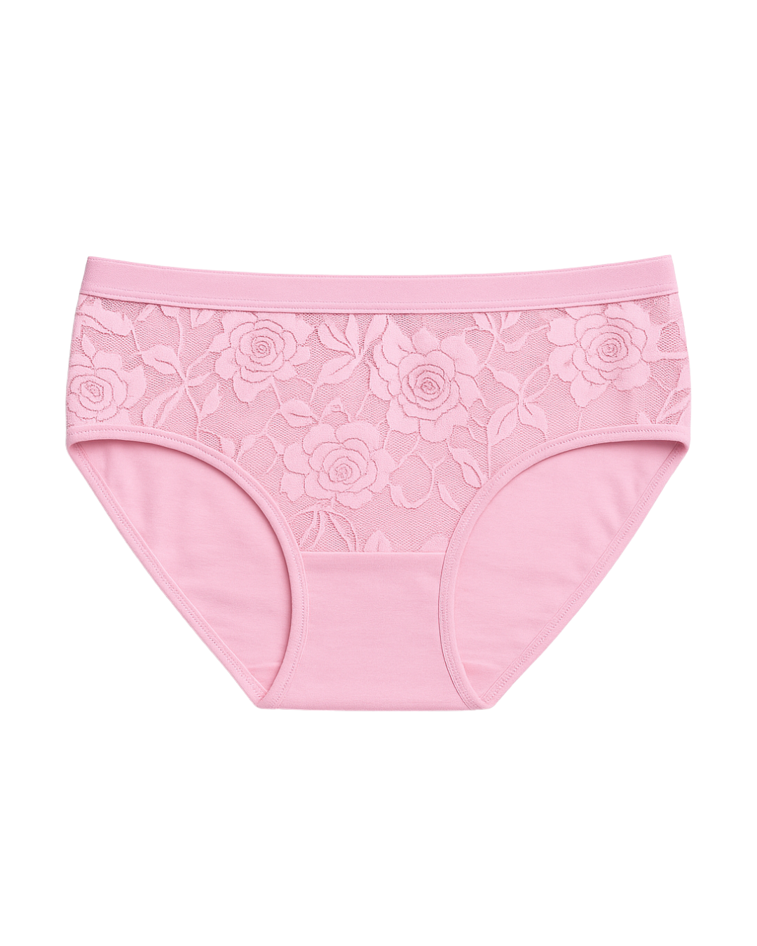 Lace Net Brief Panty - Florenza - Pink