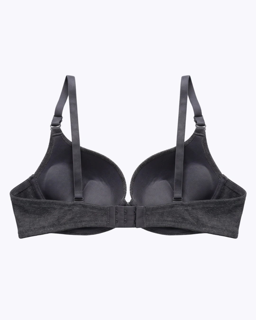 Padded Push-up Bra - Elva - Charcoal