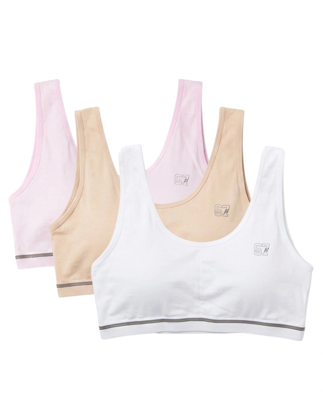 Pack Of 3 Teenage Bra - Bouncy