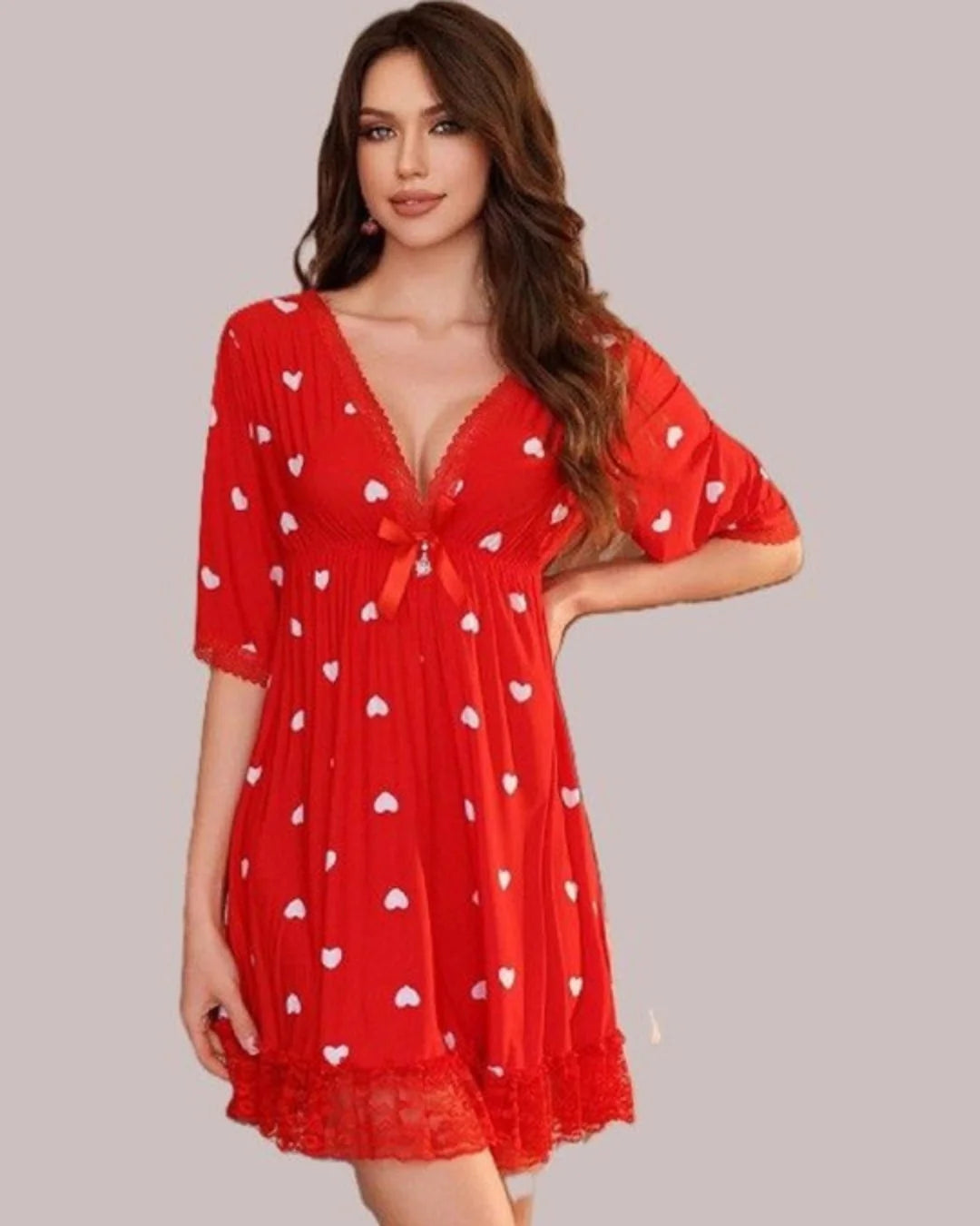 Babydoll Lingerie - Valentina - Red