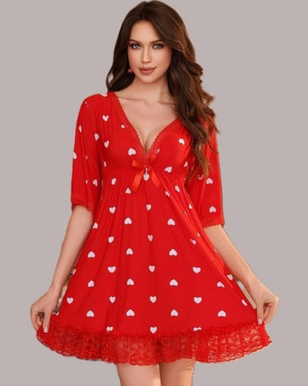 Babydoll Lingerie - Valentina - Red