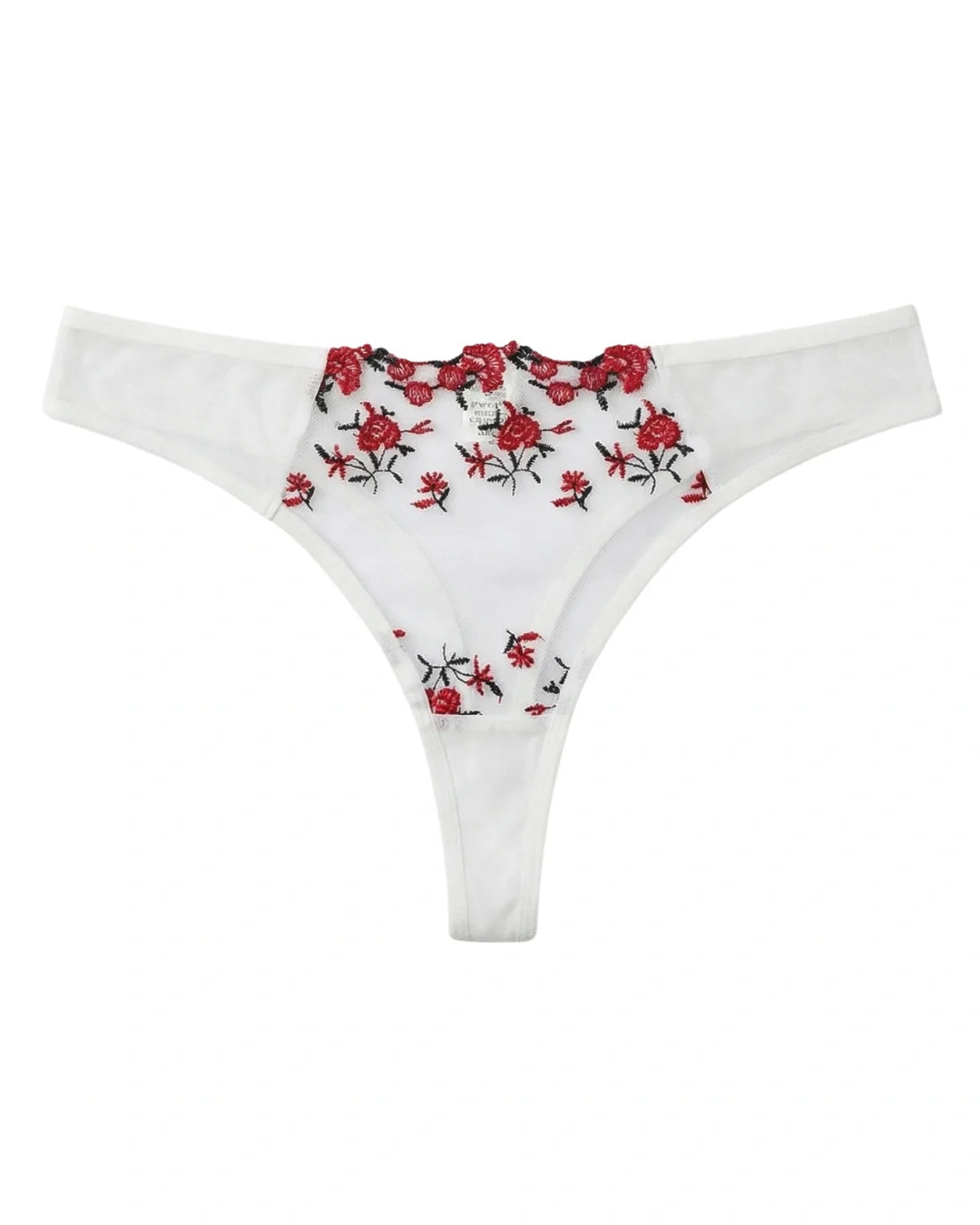 Non Padded Bra Set - Blush Veil - White