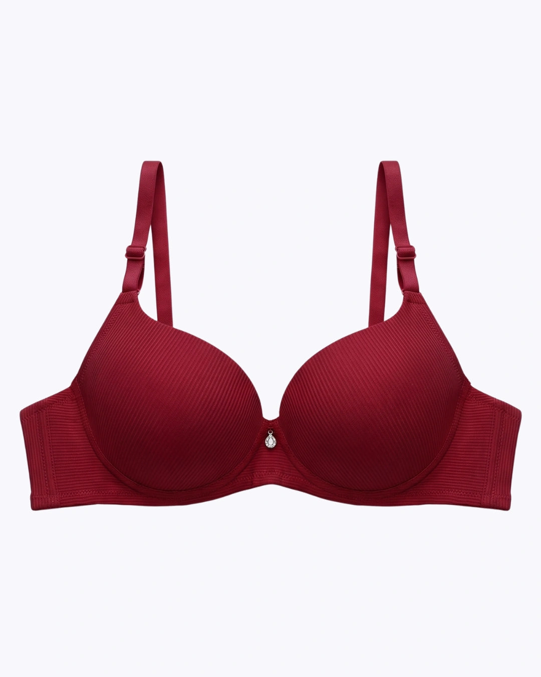 Padded Push-up Bra - Elva - Maroon