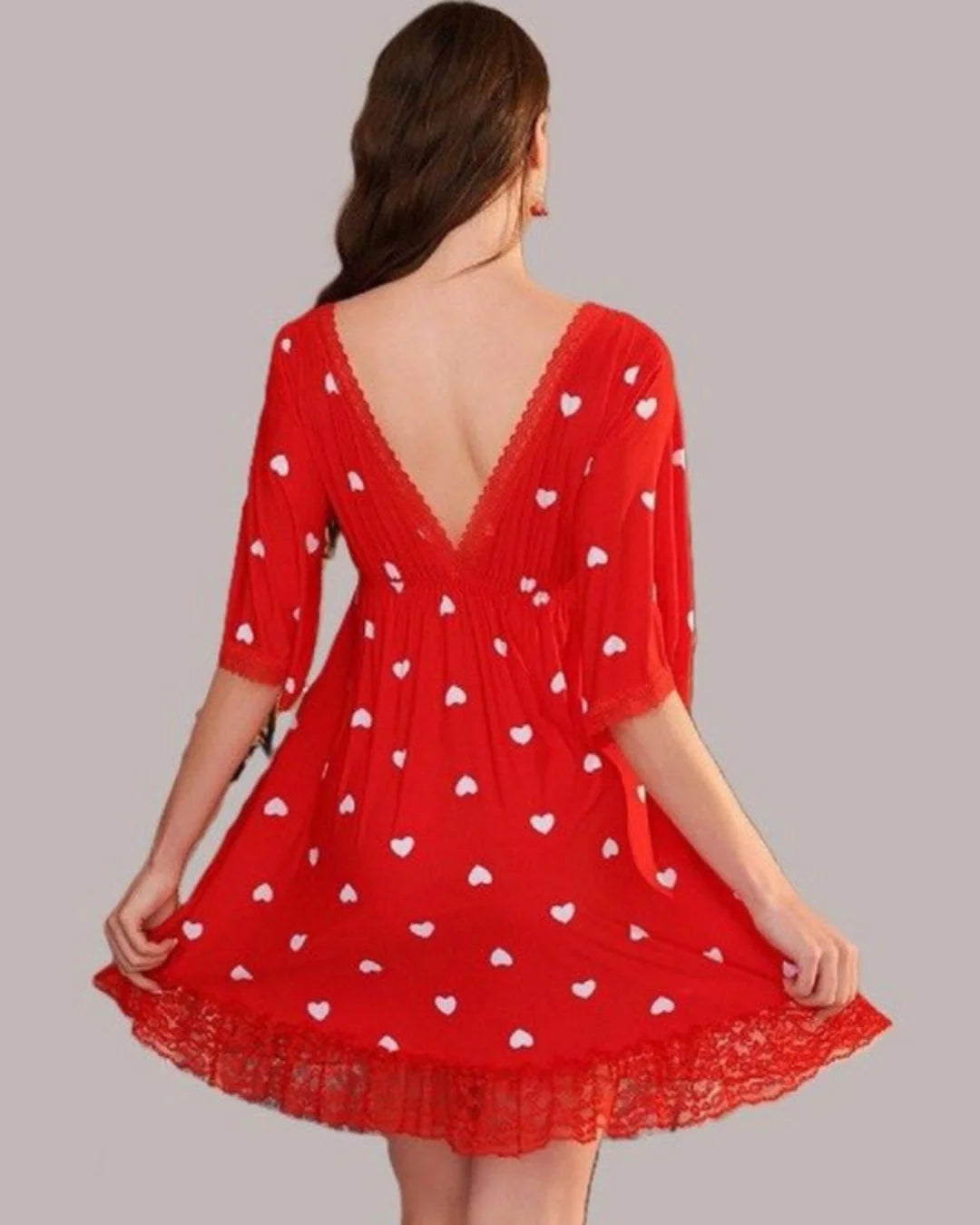 Babydoll Lingerie - Valentina - Red