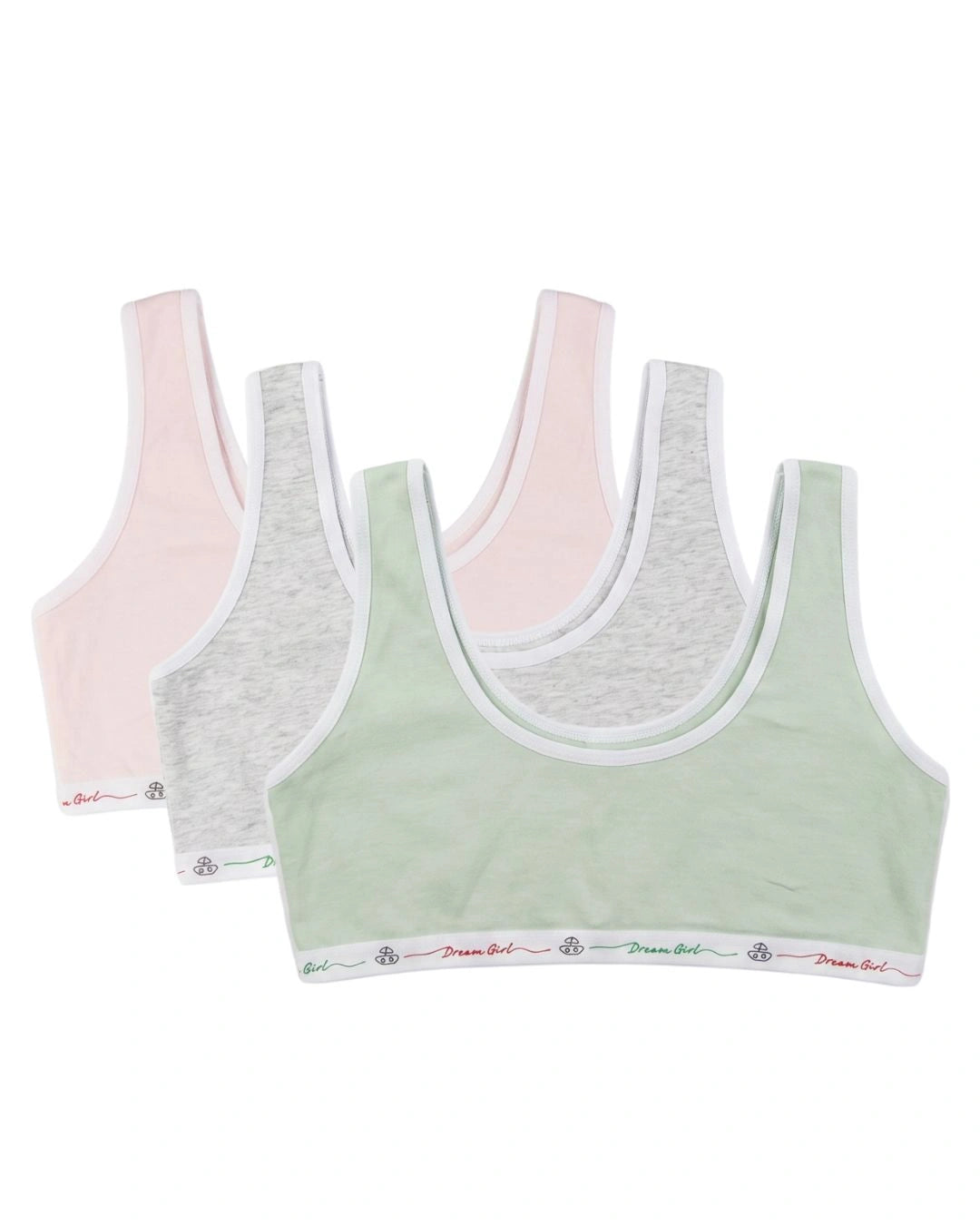 Pack Of 3 Teenage Bra - Dream