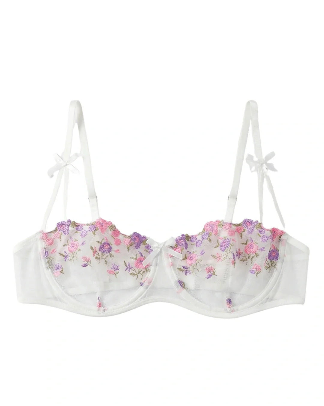 Non Padded Bra Set - Blush Veil - Pink